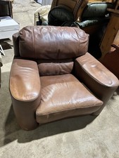 Brown Leather Armchair