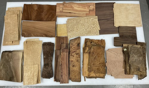 Mixed wood veneer offcuts - mixed,