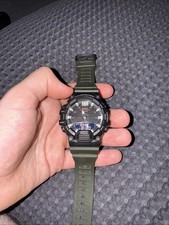 Casio HDC-700-3A Analog Digital Men's Green Resin Stopwatch TELEMEMO Alarm Watch