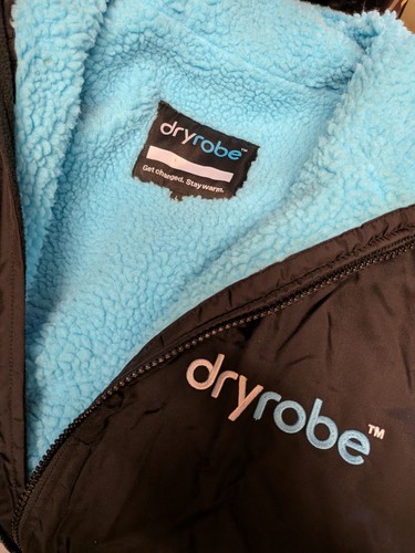 Dryrobe advance black blue - dryrobe, black/blue