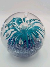 Glass Paperweight  Sea Anemone