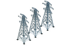 Hornby R530 Pylons - OO Gauge