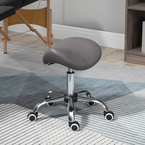 Saddle stool hydraulic - stool, rolling