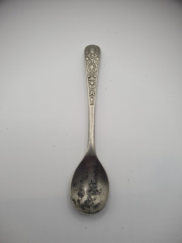 Vintage nickel silver sugar - nickel, or