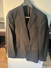 Zenga Black Suit Jacket Men's