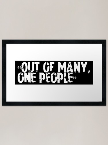 Jamaican motto framed art - motto,