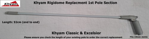 Khyam ridgidome glass pole - f/glass,