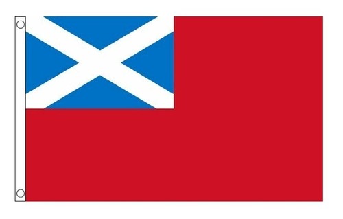 Scottish red ensign 5x3 feet - red,