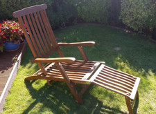 Wooden Sun Lounger Outdoor