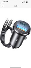LISEN USB C Car Charger 48W All Metal Cigarette Lighter USB Fast Car Charger Ada