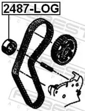 Timing belt tensioner pulley