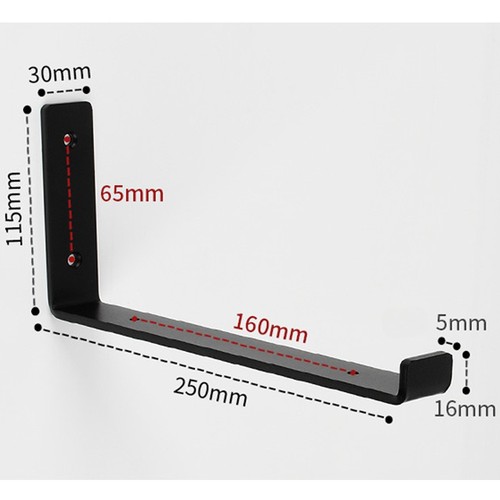 Shelf brackets rustic heavy - 8x,