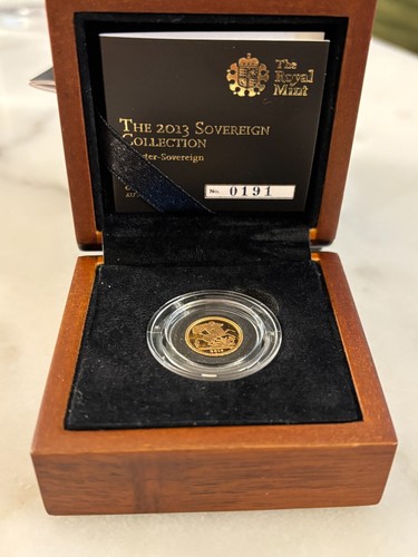 Royal mint 2013 proof - mint, gold