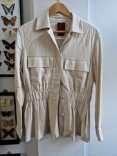 Beige Linen Ladies Safari