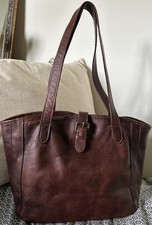 Fat face Brown Leather Tote