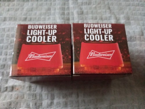 Budweiser light cooler beer - light-up,