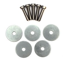 Set of five chassis screws and