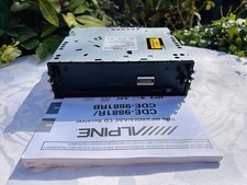 Alpine CDE-9881RB Car Radio CD Player No Fascia Untested With Instructions
