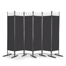 Folding 6 Panel Room Divider