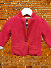 BABY GIRLS COAT AGE 12-18 MONTHS TED BAKER DARK PINK QUILTED CASUAL JACKET 86CM