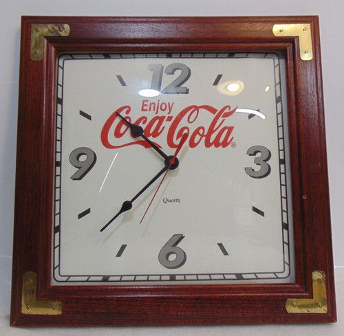 Coca cola quartz wooden - quartz, frame