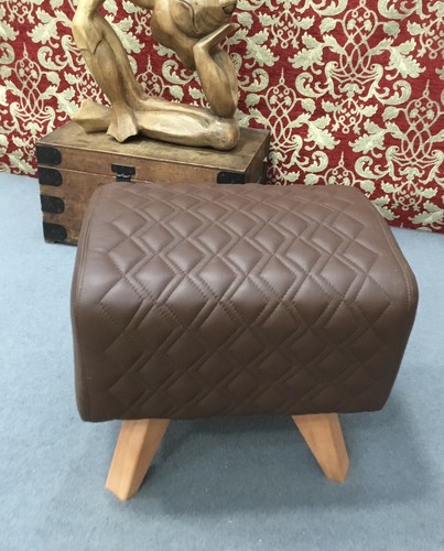 Real leather footstool - , /