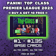 Panini 'TOP CLASS 2025' Premier League - Base Cards - #1 to #135 - FREE POST