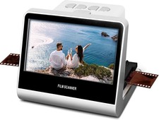 22MP Film Scanner LCD Converts 126KPK/135/110/Super 8 Films Negative 16GB Memory