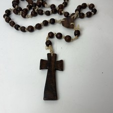 Large Vintage Wooden Monks