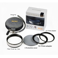 Open NiSi Close Up Lens Kit  77mm ( with 67 and 72mm adaptors ) Macro lens