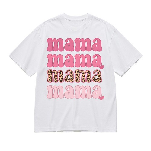 Mama leopard print shirt cute - shirt,