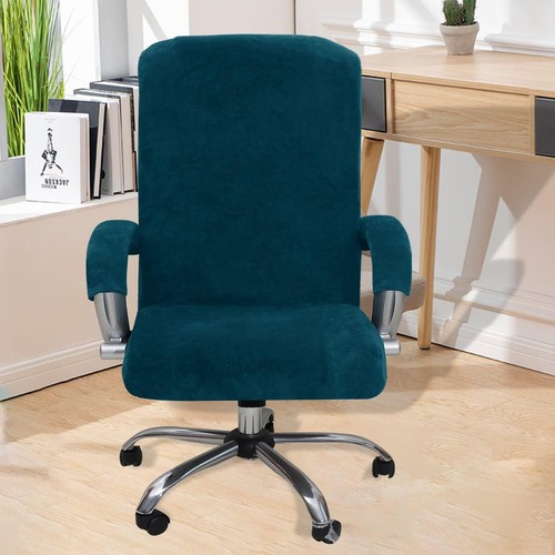 Velvet office chair cover - office,
