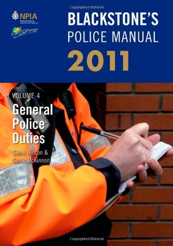 Blackstone police manual - blackstone's,