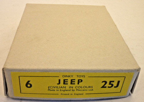 Dinky toys 25j - jeep, (civilian)