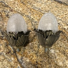 Classic Home Collection Finials  Hand Finish  1" Wood Pole Acorn Pair