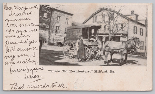 Three old residents - old, residents'
