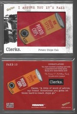 2017 Upper Deck Skybox Clerks I Assure You It's Fake Patch Potato Chips Can #8