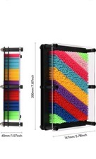 LARGE 3D RAINBOW PINART CLASSIC IMPRESSION SCULPTURE DESKTOP OFFICE TOY 20X14 CM