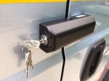 Milenco Van Sliding / Rear Door BLACK Security Campervan Lock 0529