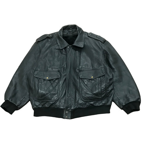Leather bomber jacket men - jacket, men’s