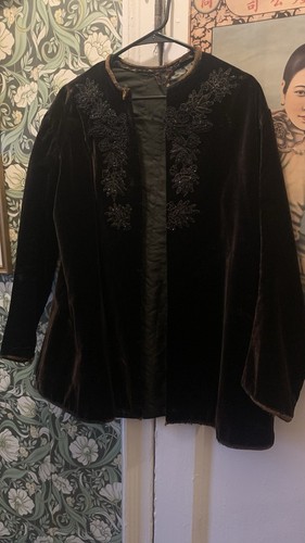 Black velvet victorian - black,
