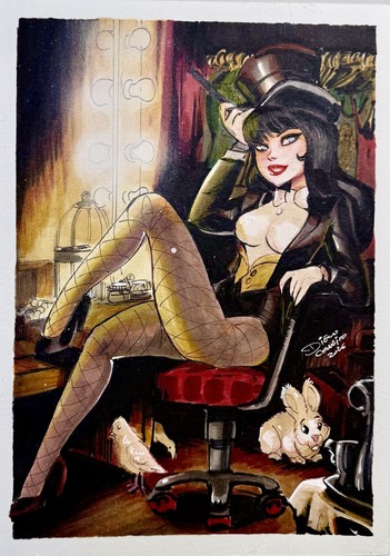 Zatanna original art - art, by