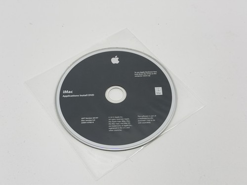 Imac applications install - applications, dvd