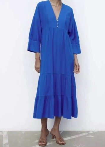 Zara linen blend - linen, dress