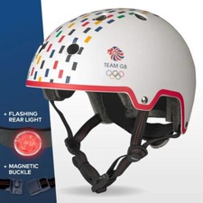 Micro Scooters Team GB White Deluxe Helmet Size Small 48-54cm