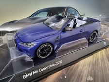 NEW MINICHAMPS BMW MINIATURE M4 G83 CONVERTIBLE BLUE SCALE 1:18 80435A51951