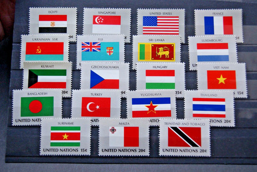 United nations stamps - united,