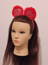 Girls Red Sparkly Minnie Mouse
