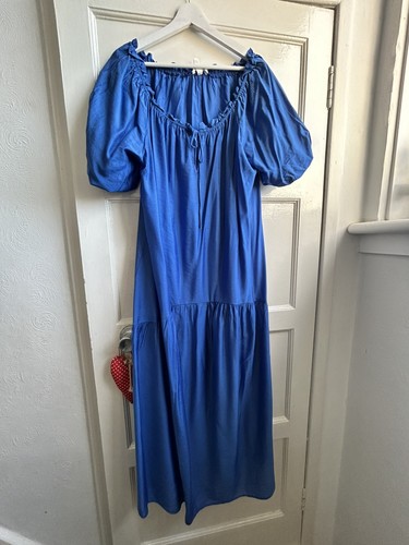 Women cobalt blue maxi - h&m,