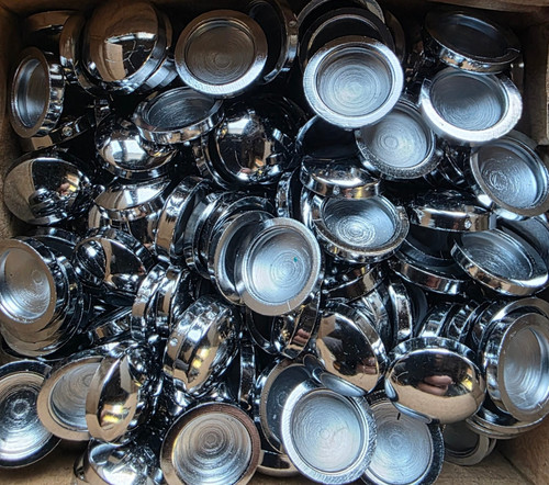 Chrome dome screw cover - screw,